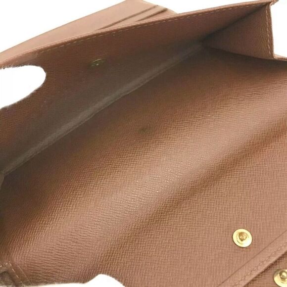Louis Vuitton Monogram Sarah Long Bifold Wallet Brown Unisex - Picture 6 of 8